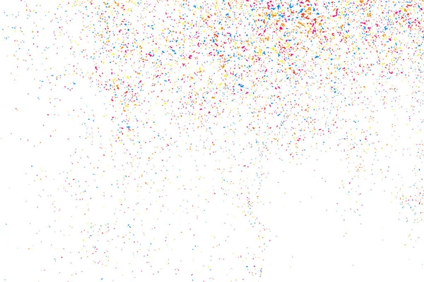 Explosion Abstraite Confettis Texture Granuleuse Colorée Isolée Sur Fond Blanc — Image vectorielle