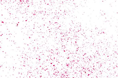 Arka plan mutlu sevgililer günü. Beyaz izole konfeti kırmızı patlama. Pembe Glitter. Doku yerleşimi. Dijital olarak oluşturulan görüntü. Vektör çizim, Eps 10.