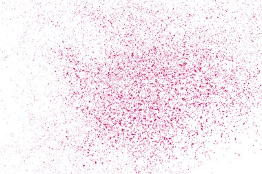 Arka plan mutlu sevgililer günü. Beyaz izole konfeti kırmızı patlama. Pembe Glitter. Doku yerleşimi. Dijital olarak oluşturulan görüntü. Vektör çizim, Eps 10.