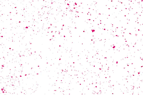 Abstrakter Hintergrund Glücklicher Valentinstag Scharlachrote Explosion Von Konfetti Isoliert Auf — Stockvektor
