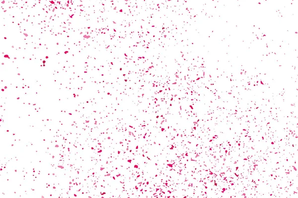 Fundo Abstrato Feliz Dia Dos Namorados Explosão Escarlate Confetti Isolado — Vetor de Stock