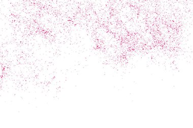 Arka plan mutlu sevgililer günü. Beyaz izole konfeti kırmızı patlama. Pembe Glitter. Doku yerleşimi. Dijital olarak oluşturulan görüntü. Vektör çizim, Eps 10.