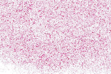 Arka plan mutlu sevgililer günü. Beyaz izole konfeti kırmızı patlama. Pembe Glitter. Doku yerleşimi. Dijital olarak oluşturulan görüntü. Vektör çizim, Eps 10.