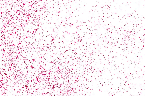 抽象的な背景幸せなバレンタインデー 紙吹雪白で隔離の緋色の爆発 ピンクのグリッター テクスチャをオーバーレイします デジタル生成イメージ ベクトル図 Eps — ストックベクタ