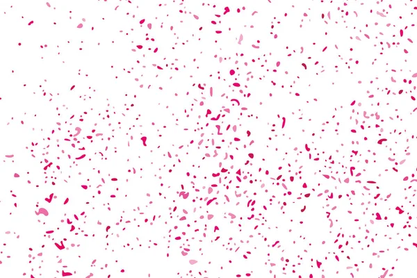 Fundo Abstrato Feliz Dia Dos Namorados Explosão Escarlate Confetti Isolado — Vetor de Stock