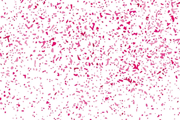 Abstracte Achtergrond Happy Valentines Day Dieprode Explosie Van Confetti Geïsoleerd — Stockvector