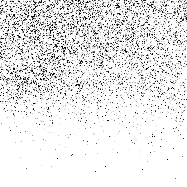 Beyaz arka plan üzerinde izole siyah grenli doku. Toz kaplaması. Karanlık gürültü granül. Dijital olarak oluşturulan görüntü. Vektör tasarım öğeleri, illüstrasyon, Eps 10.