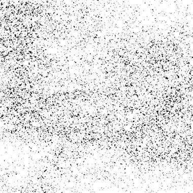 Beyaz arka plan üzerinde izole siyah grenli doku. Toz kaplaması. Karanlık gürültü granül. Dijital olarak oluşturulan görüntü. Vektör tasarım öğeleri, illüstrasyon, Eps 10.