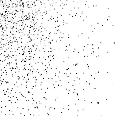 Beyaz arka plan üzerinde izole siyah grenli doku. Toz kaplaması. Karanlık gürültü granül. Dijital olarak oluşturulan görüntü. Vektör tasarım öğeleri, illüstrasyon, Eps 10.