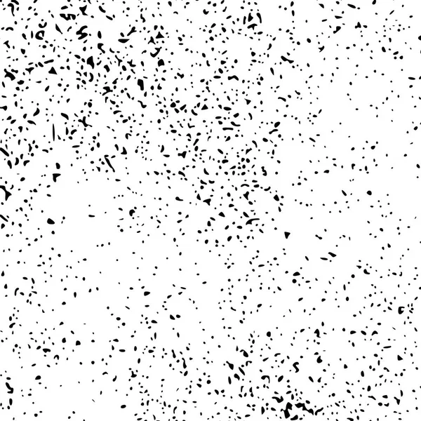 Czarne Tekstury Ziarniste Izolowana Białym Tle Pył Nakładki Granulat Ciemno — Wektor stockowy