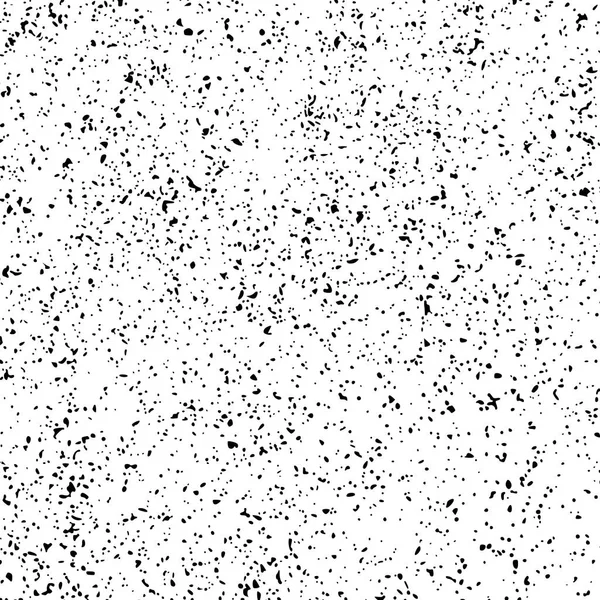 Black Grainy Texture Terisolasi White Background Dust Overlay Dark Noise - Stok Vektor