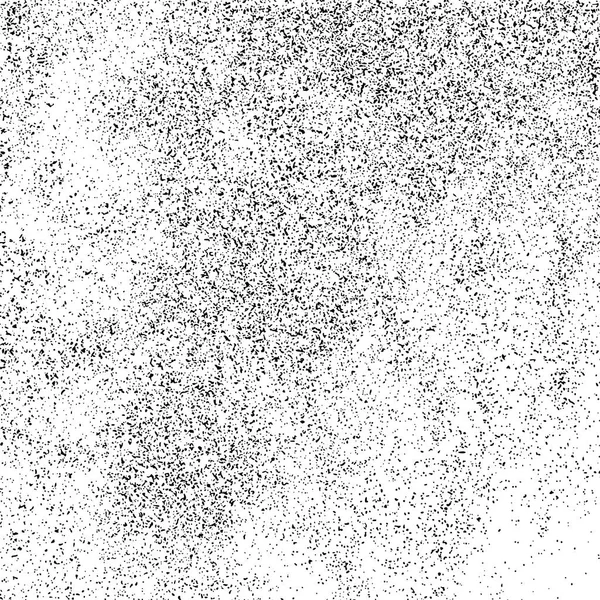 Texture Granuleuse Noire Isolée Sur Fond Blanc Recouvrement Poussière Dark — Image vectorielle