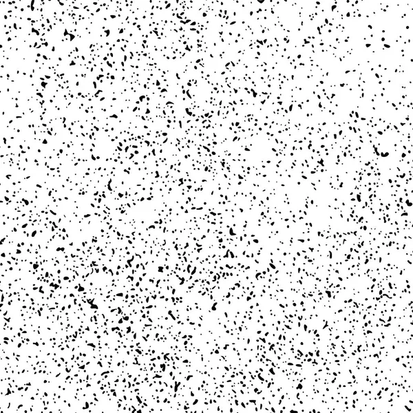 Texture Nera Granulosa Isolata Sfondo Bianco Sovrapposizione Polvere Granuli Rumore — Vettoriale Stock