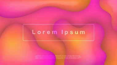 Sıvı tasarlamak şekil degradeler. Sıvı renkli 3d arka plan. El ilanı, afiş, dergi, broşür, Web sitesi, kapak, Poster, mobil uygulama vektör çizim, Eps 10 için modaya uygun bir tasarım kompozisyon.