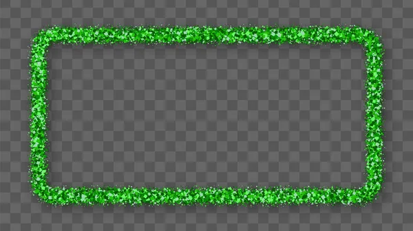 Den Svatého Patrika Rám Bland Stínů Izolované Průhledné Pozadí Abstraktní — Stockový vektor