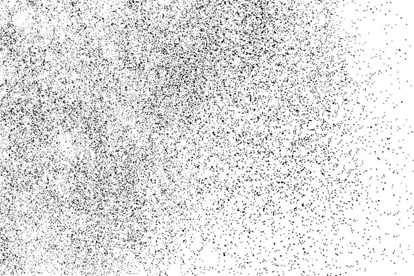 Texture Granuleuse Noire Isolée Sur Fond Blanc Recouvrement Poussière Dark — Image vectorielle