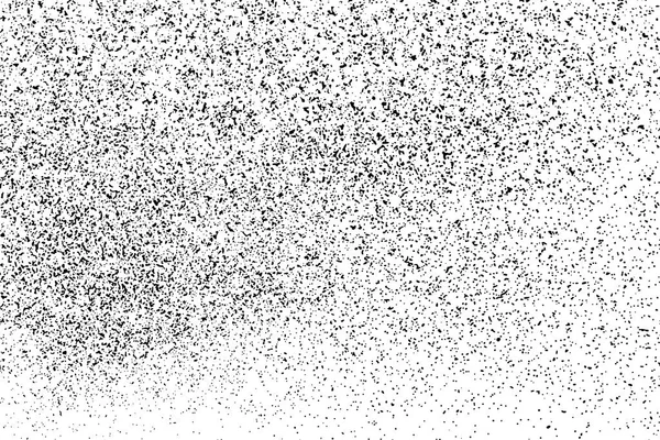 Texture Granuleuse Noire Isolée Sur Fond Blanc Recouvrement Poussière Dark — Image vectorielle