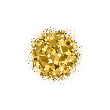 Mülayim gölgeler ile altın daire 