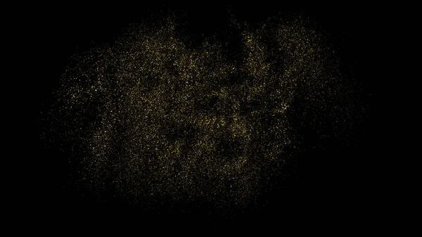 Gold Glitter Texture Vector. — Stock Vector