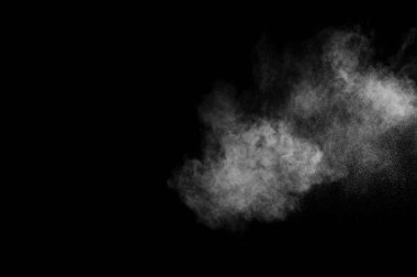 Soyut beyaz toz patlama