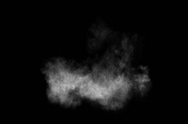 Soyut beyaz toz patlama