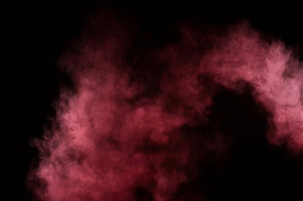 Vörös és rózsaszín por robbanás. — Stock Fotó