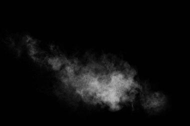 Soyut beyaz toz patlama