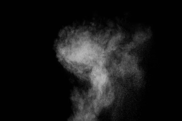 Абстрактний вибух білого порошку — стокове фото