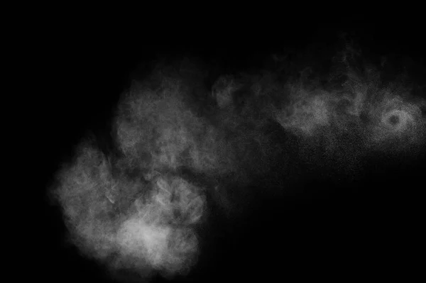 Abstract white powder explosion