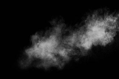 Soyut beyaz toz patlama