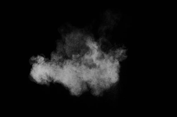 Abstract white powder explosion — Stock Photo, Image