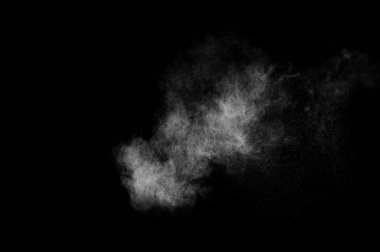 Soyut beyaz toz patlama