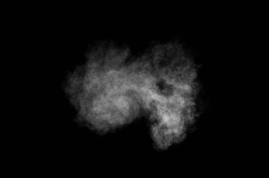 Soyut beyaz toz patlama