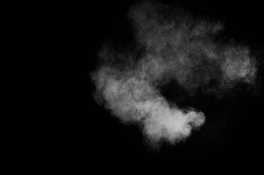 Soyut beyaz toz patlama