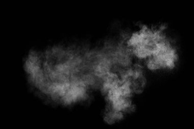 Soyut beyaz toz patlama