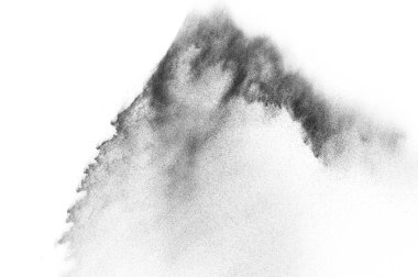 Siyah parçacıkların hareket dondurmak. 