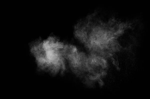 Abstrakt vitt pulver explosion — Stockfoto