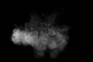 Soyut beyaz toz patlama