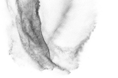 Siyah parçacıkların hareket dondurmak. 