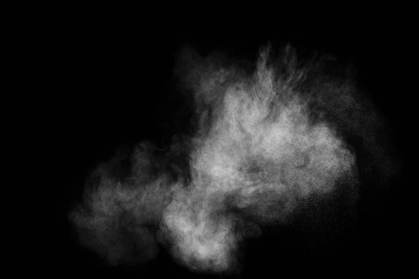 Abstract white powder explosion — Stock Photo, Image