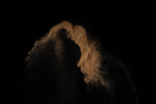 Esplosione di sabbia isolata . — Foto Stock