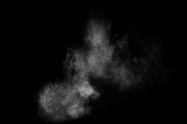 Soyut beyaz toz patlama