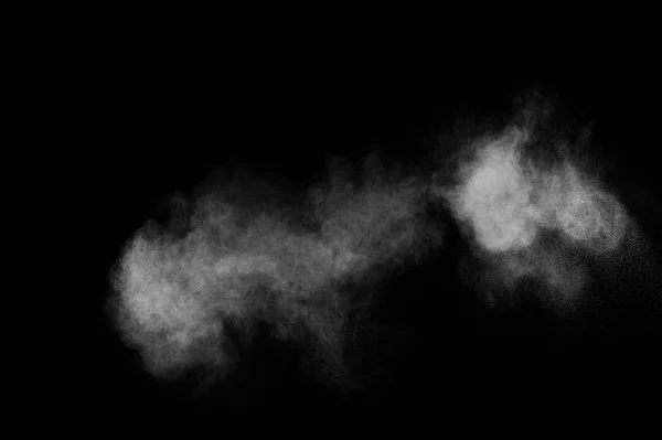 Abstract white powder explosion — Stock Photo, Image