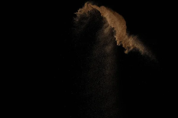 Sandy explosie geïsoleerd. — Stockfoto