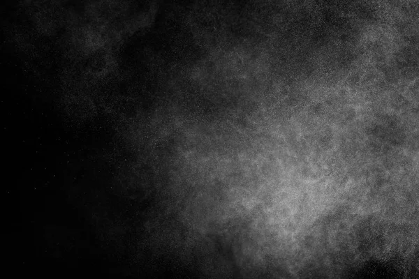 Abstrakt stänk av vatten på svart bakgrund. — Stockfoto