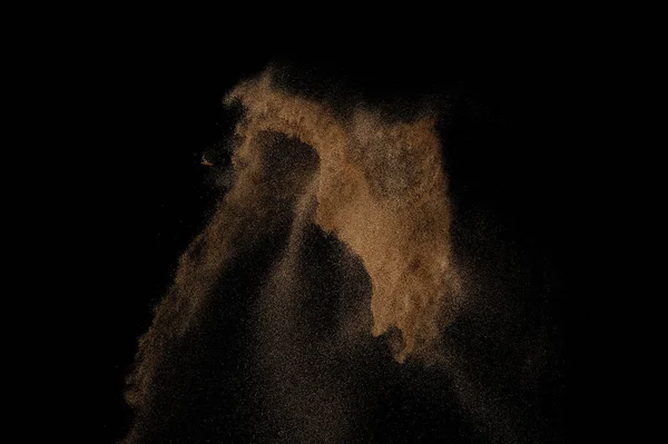 分離された砂の爆発. — ストック写真