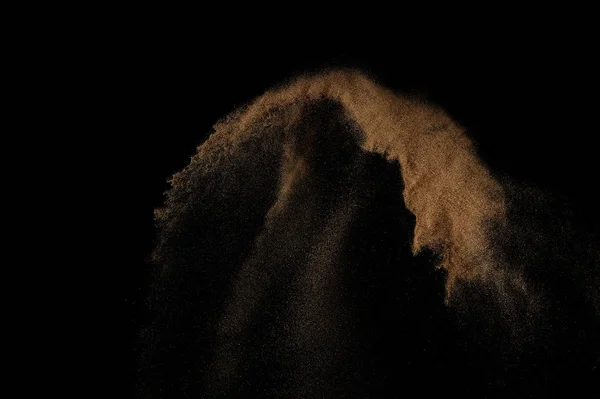 Sandy explosie geïsoleerd. — Stockfoto