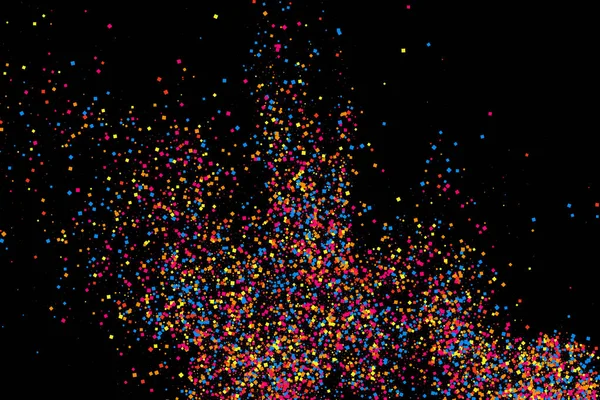 Colorida explosión de confeti. vector de textura granulada de color . — Archivo Imágenes Vectoriales