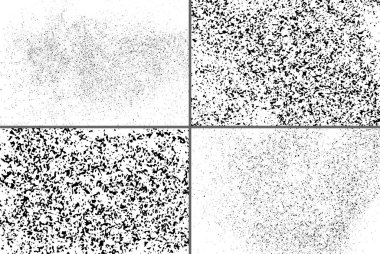 Karanlık gürültü granül. Vektör tasarım öğeleri ayarla. 