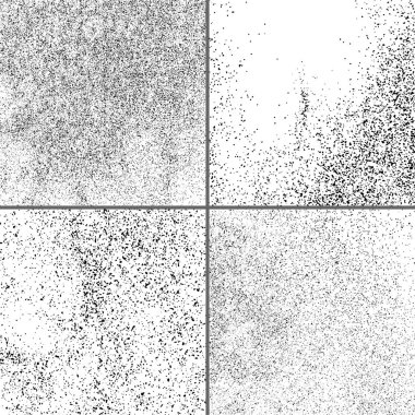 Karanlık gürültü granül. Vektör tasarım öğeleri ayarla. 